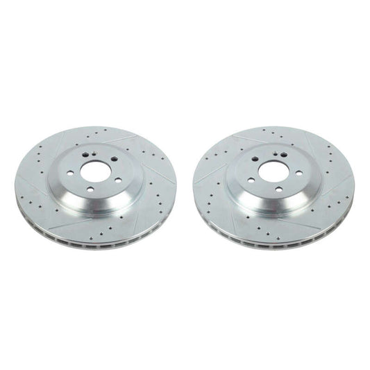 Power Stop 19-20 Mercedes-Benz CLS450 Rear Evolution Drilled & Slotted Rotors - Pair