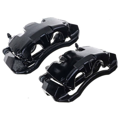 Power Stop 05-08 Dodge Dakota Front Black Caliper - Pair w/Bracket