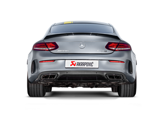 Akrapovic 16-17 AMG C63 Coupe Evolution Line Cat Back (Titanium) w/ Carbon Tips (Req. Link Pipe)