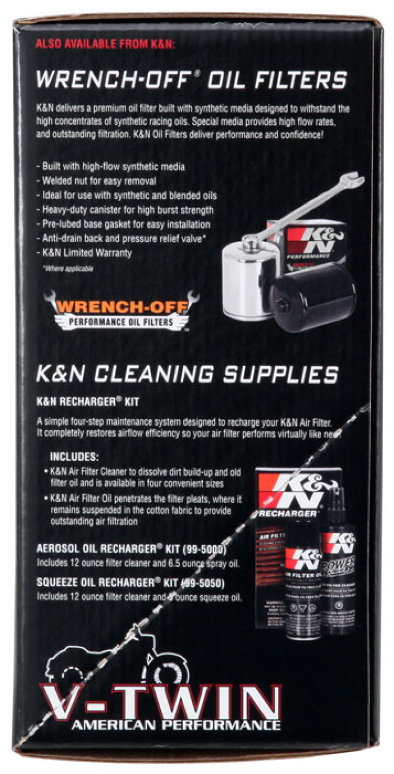 K&N 08-10 Harley Davidson Touring Models Performance Intake Kit