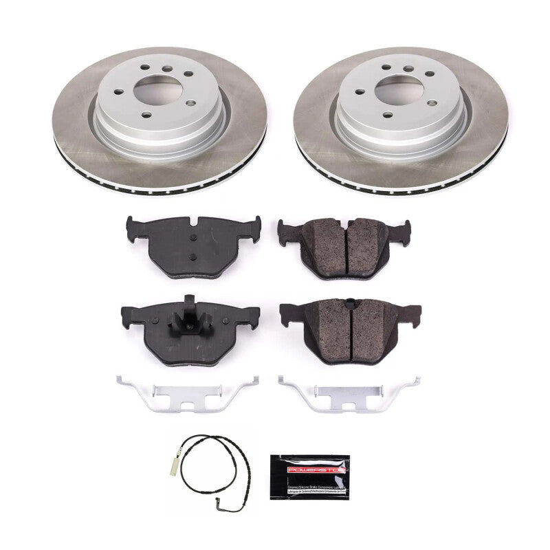 Power Stop 07-08 BMW 335xi Rear Semi-Coated Rotor Kit