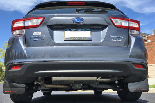 Rally Armor 17-23 Subaru Impreza 4D/5D Black UR Mud Flap w/Silver Logo