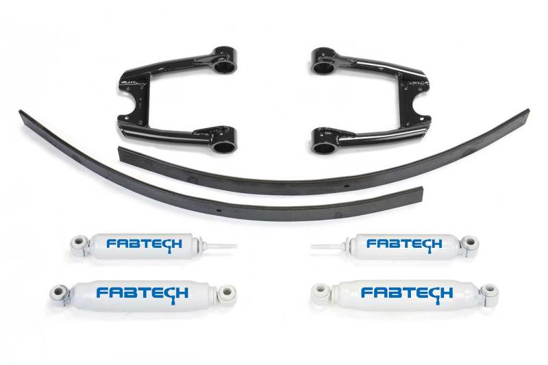 Fabtech 84-95 Toyota P/U 2WD 3.5in Perf Sys w/Perf Shks