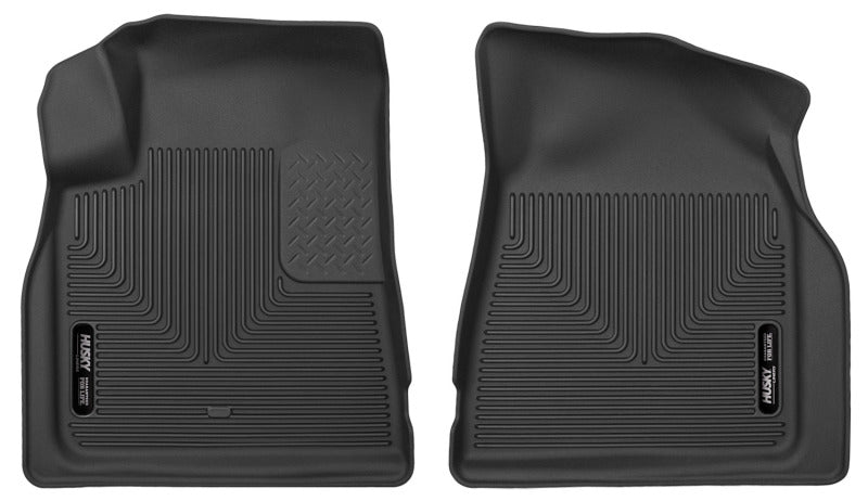 Husky Liners 08-15 Buick Enclave / 07-15 GMC Acadia X-Act Contour Black Front Seat Floor Liners