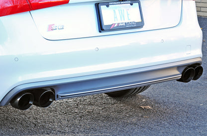 AWE Tuning Audi C7 / C7.5 S6 4.0T Track Edition Exhaust - Diamond Black Tips - Precision R