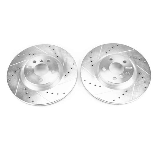 Power Stop 16-18 BMW X1 Front Evolution Drilled & Slotted Rotors - Pair