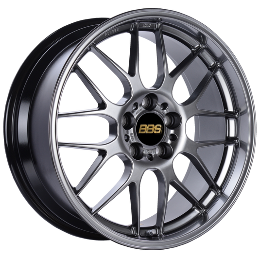 BBS RG-R 19x9 5x120 ET20 Diamond Black Wheel -82mm PFS/Clip Required