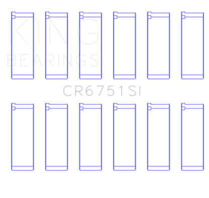 King Engine Bearings Ford 155 (Size +0.75mm) Connecting Rod Bearing Set