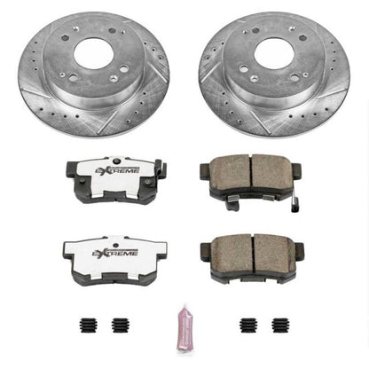 Power Stop 1997 Acura CL Rear Z26 Street Warrior Brake Kit