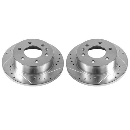 Power Stop 07-09 Dodge Sprinter 2500 Rear Evolution Drilled & Slotted Rotors - Pair