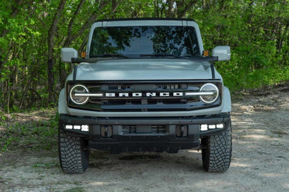 Diode Dynamics 21-Up Ford Bronco Stage Series Fog Pocket Kit - Yellow Sport