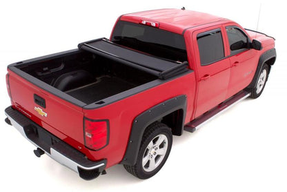 Lund 99-17 Ford F-250 Super Duty (8ft. Bed) Genesis Elite Tri-Fold Tonneau Cover - Black