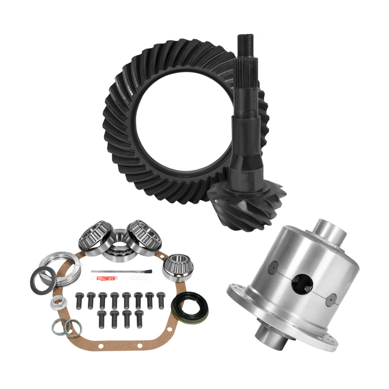 Yukon 10.5in Ford 4.11 Rear Ring & Pinion Install Kit 35 Spline Positraction