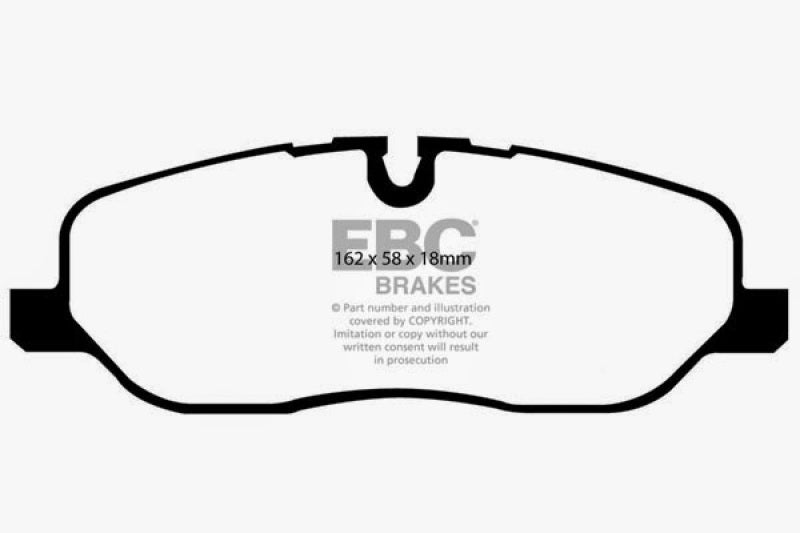 EBC 05-10 Land Rover LR3 4.4 Extra Duty Front Brake Pads