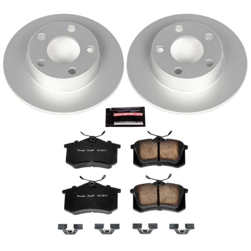 Power Stop 99-04 Audi A6 Quattro Rear Z23 Evolution Sport Coated Brake Kit