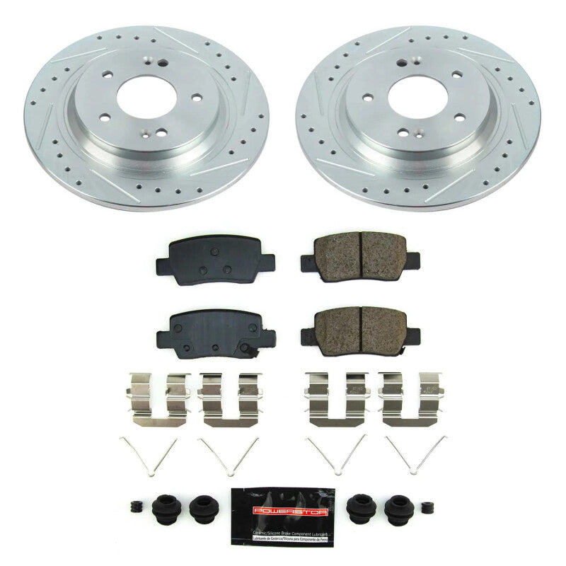 Power Stop 2021 Kia Seltos Rear Z23 Evolution Brake Kit