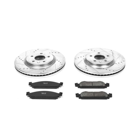 Power Stop 09-11 Ford Flex Front Z23 Evolution Sport Brake Kit