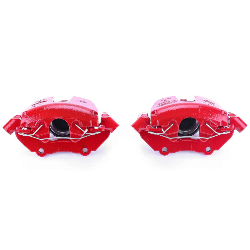 Power Stop 2004 Mazda 3 Front Red Calipers w/Brackets - Pair