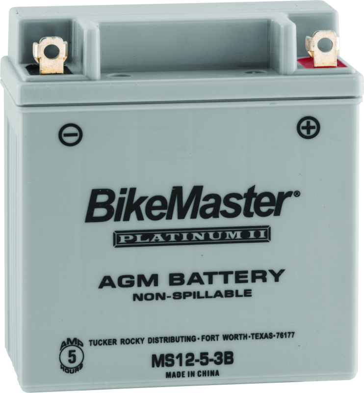 BikeMaster AGM Battery - MS12-5-3B