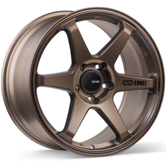 Enkei T6R 18x9.5 45mm Offset 5x120 Bolt Pattern 72.6 Bore Matte Bronze Wheel