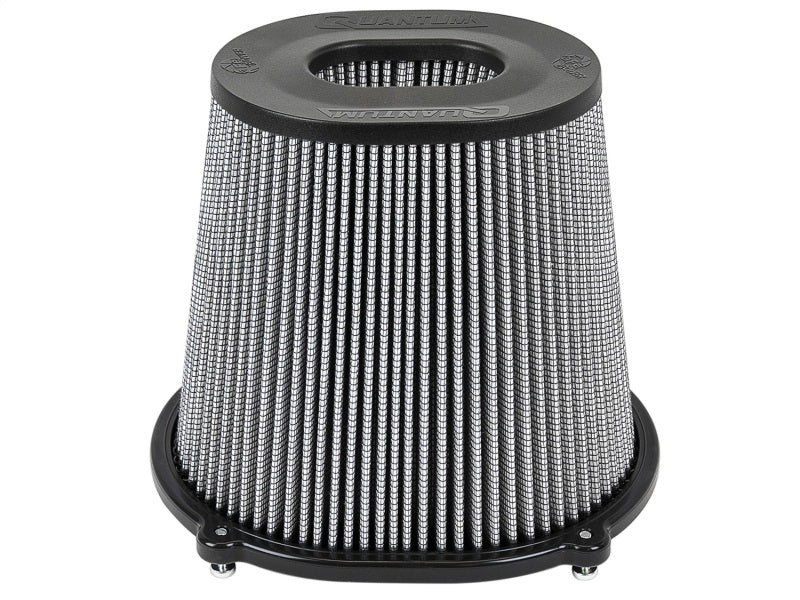 aFe Quantum Pro DRY S Air Filter Inverted Top - 5in Flange x 8in Height - Dry PDS - Precision R