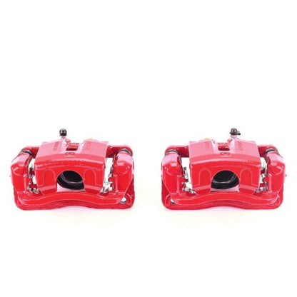 Power Stop 09-11 Hyundai Genesis Rear Red Calipers w/Brackets - Pair