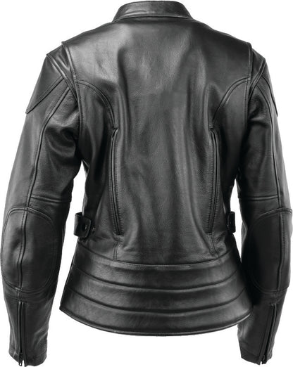 Kuryakyn Leather By River Road Race Leather Jacket Black Womens - Small