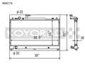 Koyo 06-08 Mazdaspeed 6 2.3L Turbo Radiator