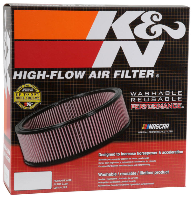 K&N Custom Air Filter 14in. OD 12 11/16in. ID 3in. Height