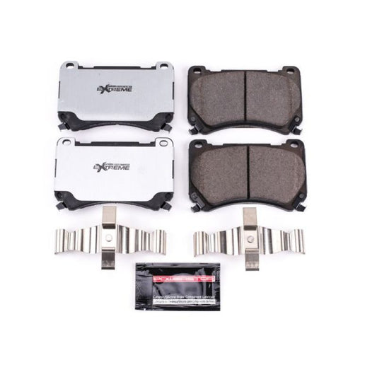 Power Stop 2011 Hyundai Equus Front Z26 Extreme Street Brake Pads w/Hardware