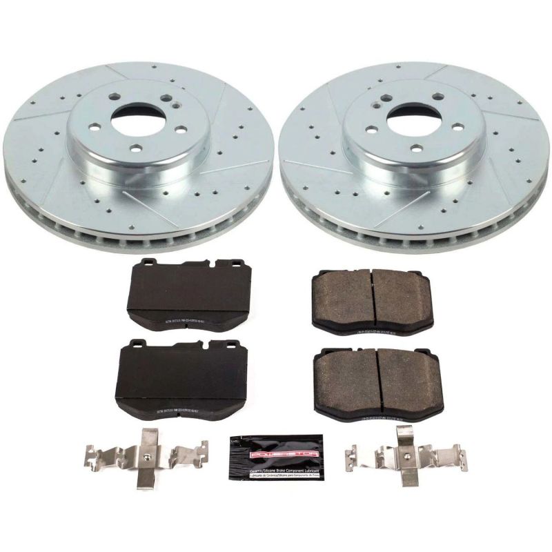 Power Stop 2017 Mercedes-Benz E300 Front Z23 Evolution Sport Brake Kit