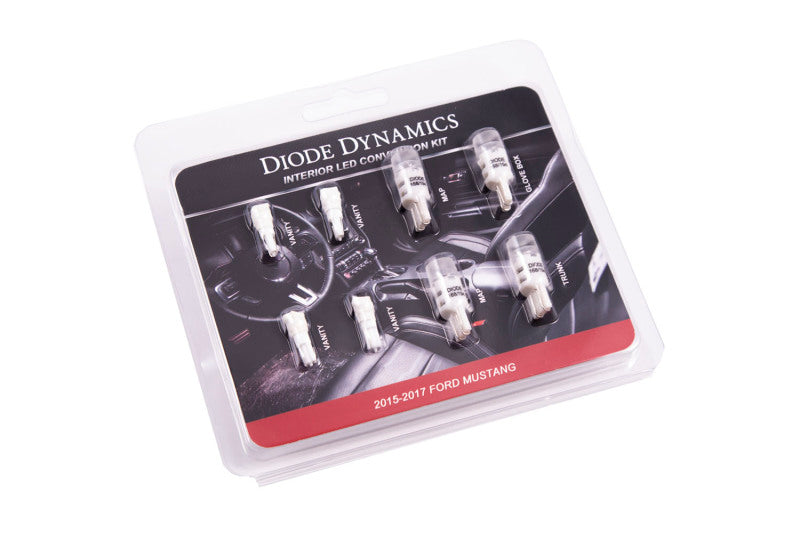 Diode Dynamics Mustang Interior Light Kit 15-17 Mustang Stage 2 - Cool - White