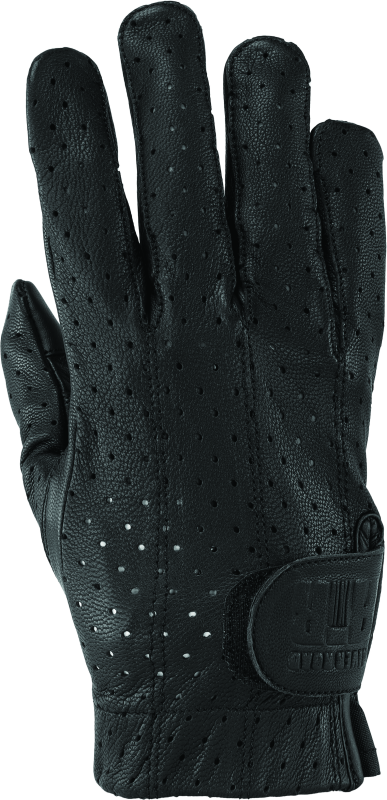 River Road Tucson Leather Perforated Gloves Black - 3XL