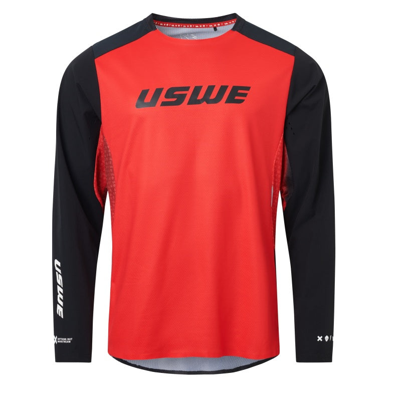 USWE Lera Off-Road Jersey Adult Flame Red - Medium