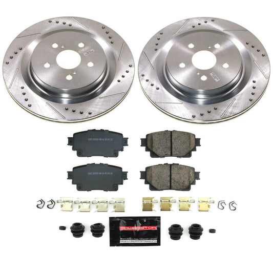 Power Stop 20-22 Toyota Highlander Rear Z23 Evolution Brake Kit