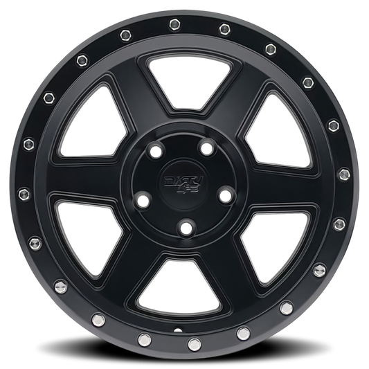 Dirty Life 9315 Compound 17x9 / 6x135 BP / -12mm Offset / 87.1mm Hub Matte Black Wheel