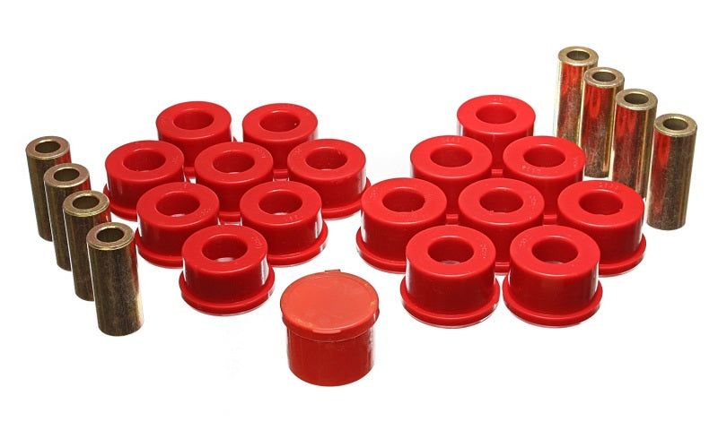 Energy Suspension Control Arm Bushings - Rear - Red