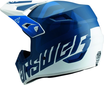 Answer AR1 V2 Bold Helmet Blue/White Youth - Small