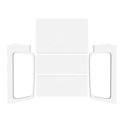 DEI 04-06 Jeep Wrangler LJ Unliminted Headliner Complete Kit - White