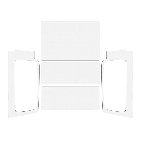 DEI 04-06 Jeep Wrangler LJ Unliminted Headliner Complete Kit - White