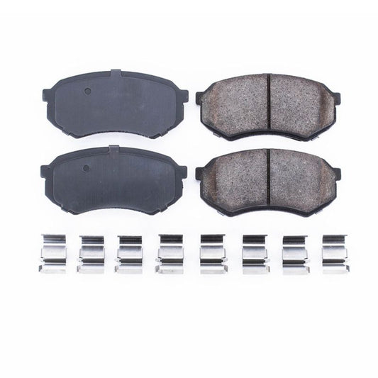 Power Stop 88-91 Mazda 929 Front Z17 Evolution Ceramic Brake Pads w/Hardware