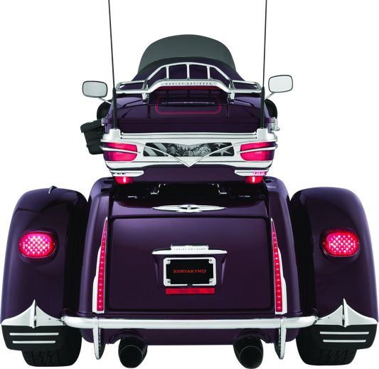 Kuryakyn Rear Mud Flaps For Trikes Chrome