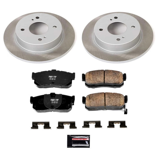 Power Stop 00-01 Nissan Sentra Rear Semi-Coated Rotor Kit