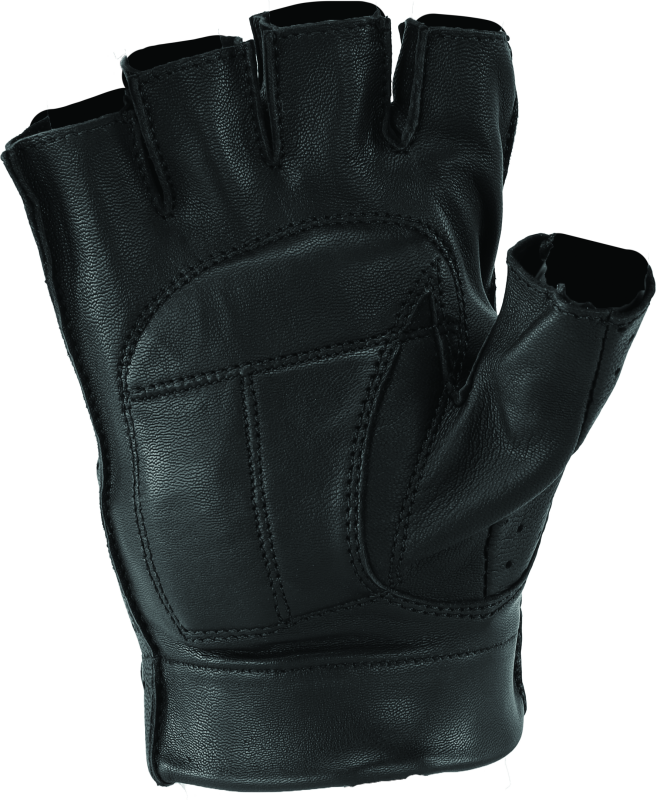 Kuryakyn Leather By River Road Tucson Shorty Gloves Black - Small