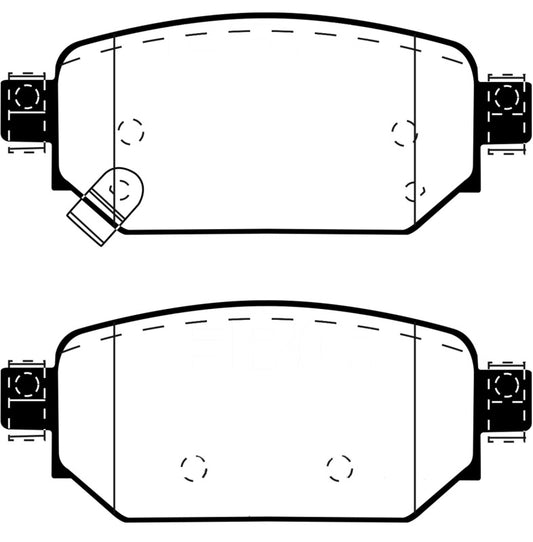 EBC 2017+ Mazda 3 2.0L Ultimax2 Rear Brake Pads