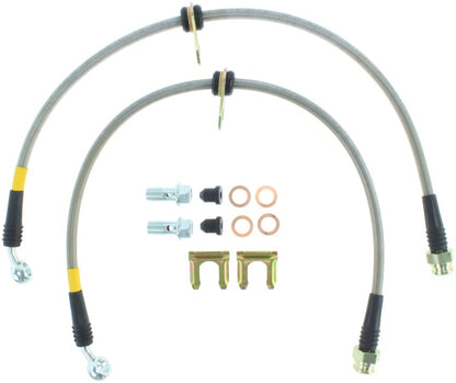 StopTech 04-07 STi & 06-07 WRX Stainless Steel Front Brake Lines