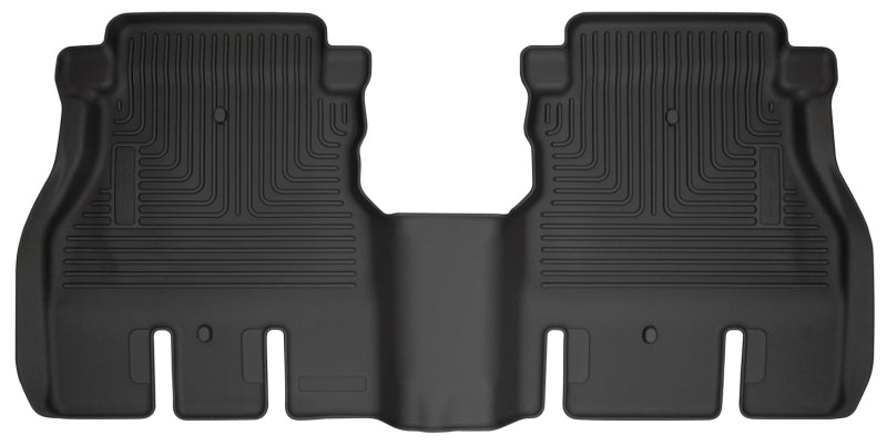 Husky Liners 19-24 Jeep Wrangler JLU WeatherBeater Second Row Black Floor Liners