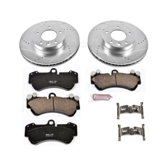 Power Stop 04-06 Porsche Cayenne Front Z23 Evolution Sport Brake Kit