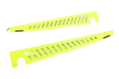 Perrin 22-23 Subaru WRX Fender Shroud Set - Neon Yellow