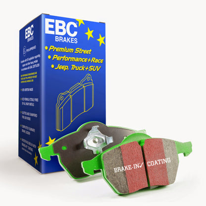 EBC 00-02 Dodge Ram 2500 Pick-up 5.2 2WD (Pad with wear sensor) Greenstuff Front Brake Pads